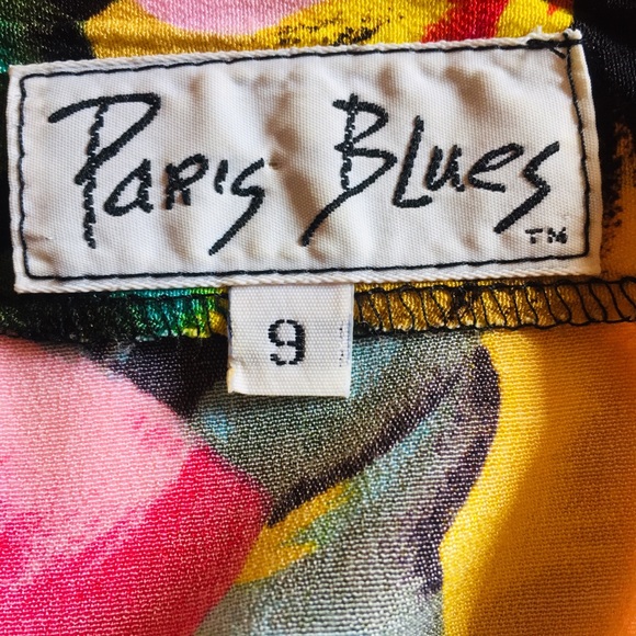 90s Paris Blues Minidress - Picture 4 of 4